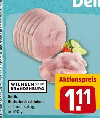 REWE Wilhelm brandenburg delik. hinterkochschinken Angebot