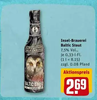 REWE Insel-brauerei baltic stout Angebot