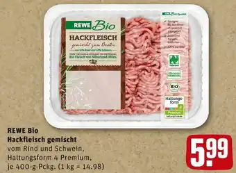 REWE Rewe bio hackfleisch gemischt Angebot