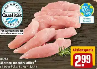 REWE Frische hähnchen-innenbrustfilet Angebot