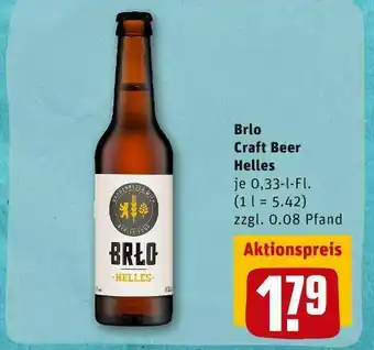 REWE Brlo craft beer helles Angebot