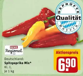 REWE Rewe regional spitzpaprika mix Angebot