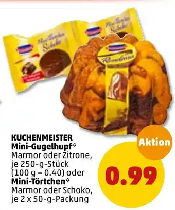 PENNY Kuchenmeister mini-gugelhupf oder mini-törtchen Angebot