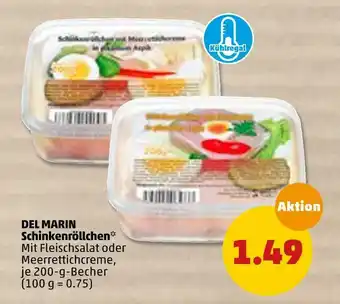 PENNY Del marin schinkenröllchen Angebot