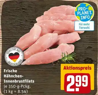 REWE Frische hähncheninnenbrustfilets Angebot