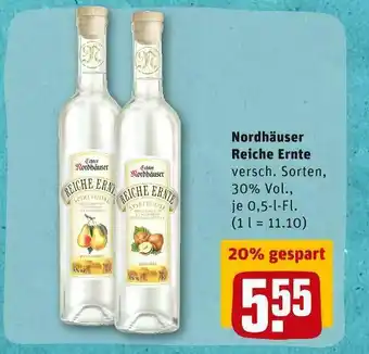REWE Nordhäuser reiche ernte Angebot