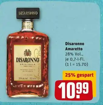 REWE Disaronno likör amaretto Angebot