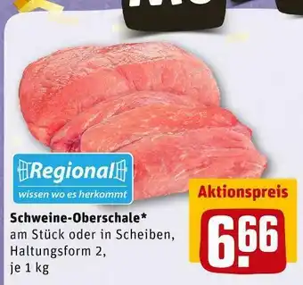 REWE Schweine-oberschale Angebot