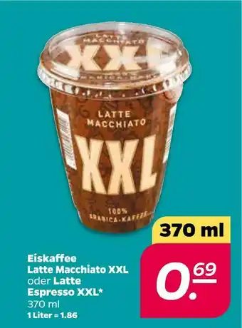 NETTO Eiskaffee latte macchiato xxl oder latte espresso xxl Angebot