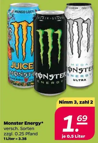 NETTO Monster energy energy drink Angebot