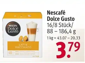 Rossmann Nescafé Dolce Gusto 88-186,4 g Angebot