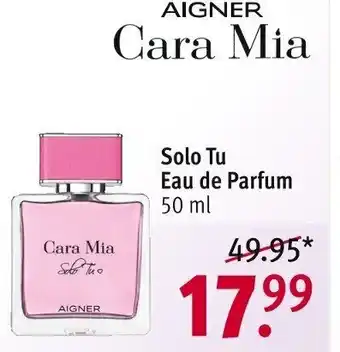 Rossmann AIGNER Cara Mia Solo Tu Eau de Parfum 50 ml Angebot