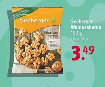 Rossmann Seeberger Walnusskerne 150 g Angebot