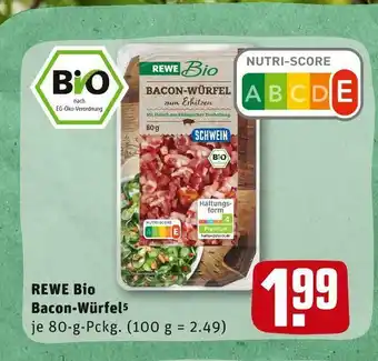 REWE Rewe bio bacon-würfel Angebot