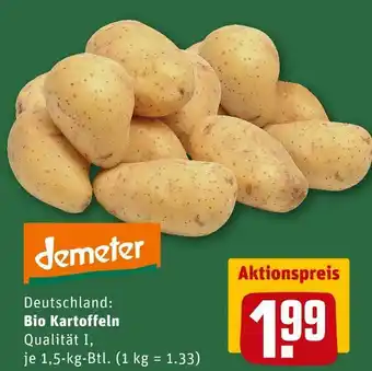 REWE Demeter bio kartoffeln Angebot