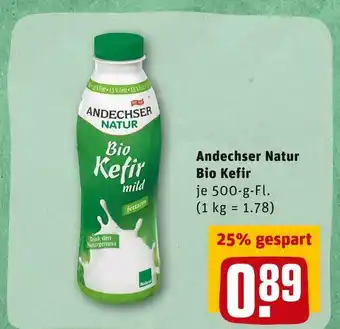 REWE Andechser natur bio kefir Angebot