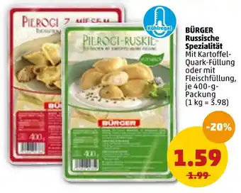 PENNY Bürger russische spezialität Angebot