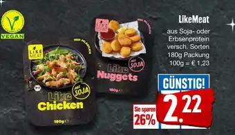 Edeka Likemeat like chicken oder like nuggets Angebot