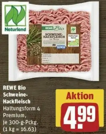 REWE REWE Bio Schweine-Hackfleisch 300 g Pckg. Angebot