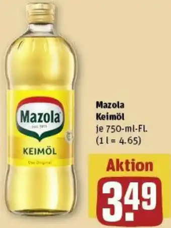 REWE Mazola Keimöl 750 ml Fl. Angebot