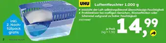 Globus Baumarkt UHU Luftentfeuchter 1.000 g Angebot