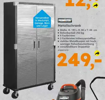 Globus Baumarkt PRIMASTER Metallschrank Angebot