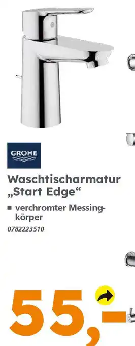 Globus Baumarkt GROHE Waschtischarmatur ,,Start Edge" Angebot