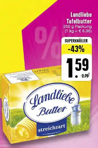 Edeka Landliebe Butter 250 g Packung Angebot