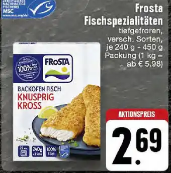 Edeka Frosta Fischspezialitäten 240 g- 450 g Packung Angebot