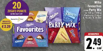 Edeka Milka Favourites oder Party Mix 158 g/ 159 g Packung Angebot