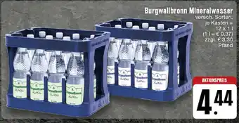 Edeka Burgwallbronn Mineralwasser 12 x 1 l Angebot