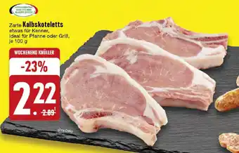 Edeka Zarte Kalbskoteletts 100 g Angebot