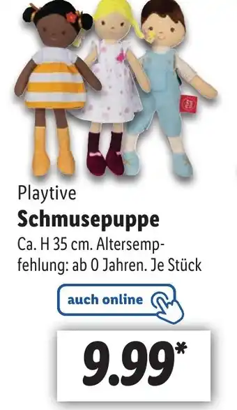 Lidl Playtive Schmusepuppe Angebot