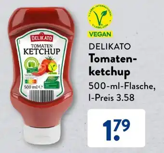 Aldi Süd DELIKATO Tomatenketchup 500-ml-Flasche Angebot