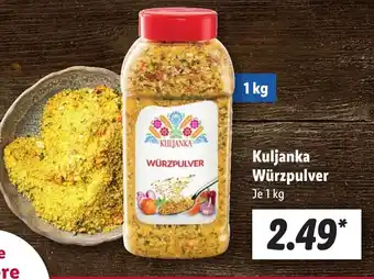 Lidl Kuljanka Würzpulver 1 kg Angebot