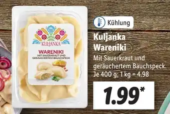 Lidl Kuljanka Wareniki 400 g Angebot