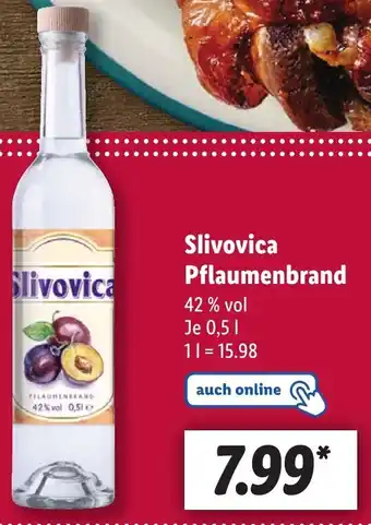 Lidl Slivovica Pflaumenbrand 0,5 l Angebot