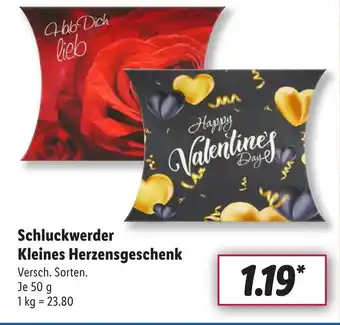 Lidl Schluckwerder Kleines Herzensgeschenk 50 g Angebot