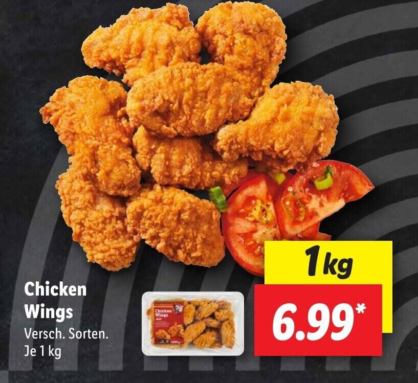 Chicken Wings 1 kg Angebot bei Lidl
