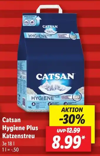 Lidl Hygiene Plus Katzenstreu 18 l Angebot