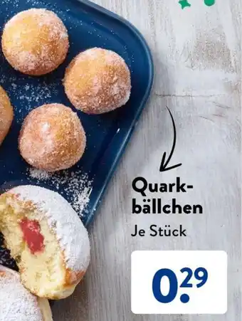 Aldi Süd Quark-bällchen Je Stück Angebot