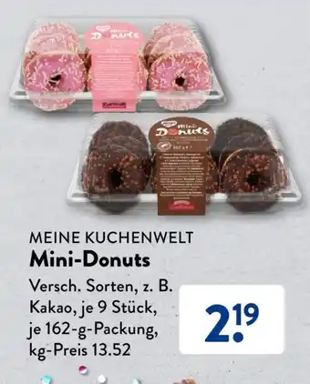 Aldi Süd MEINE KUCHENWELT Mini-Donuts 162g Angebot