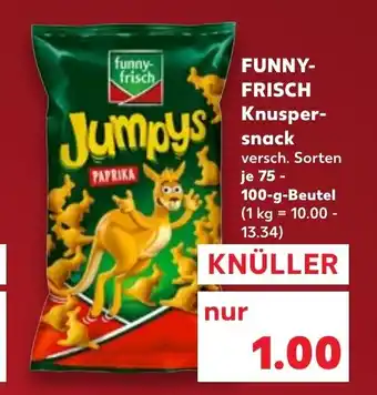 Kaufland FUNNY- FRISCH Knusper-snack 75 - 100-g-Beutel Angebot