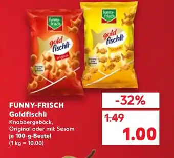 Kaufland FUNNY-FRISCH Goldfischli 100 g Beutel Angebot