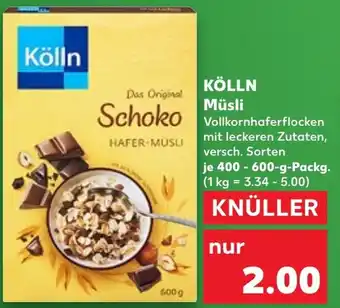 Kaufland KÖLLN Müsli 400-600 g Pckg. Angebot