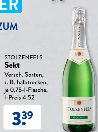 Aldi Süd STOLZENFELS Sekt 750ml Angebot