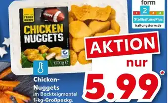 Kaufland Chicken-Nuggets 1-kg-Großpackg. Angebot