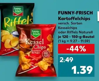 Kaufland FUNNY-FRISCH Kartoffelchips 120-150 g Beutel Angebot