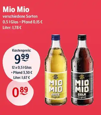 Getränke Hoffmann Mio Mio 500ml Angebot