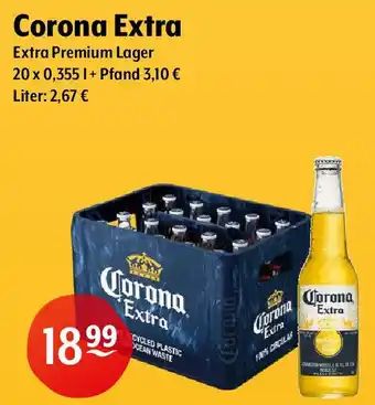 Getränke Hoffmann Corona Extra Extra Premium Lager 20*355ml Angebot